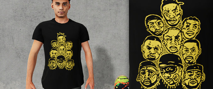 Gear Wu-Tang Zombie Squad Men's T-Shirt Skater XL mod