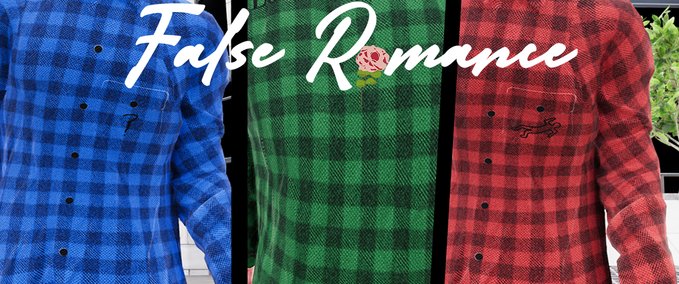 Real Brand False Romance - Flannel Button Ups Skater XL mod
