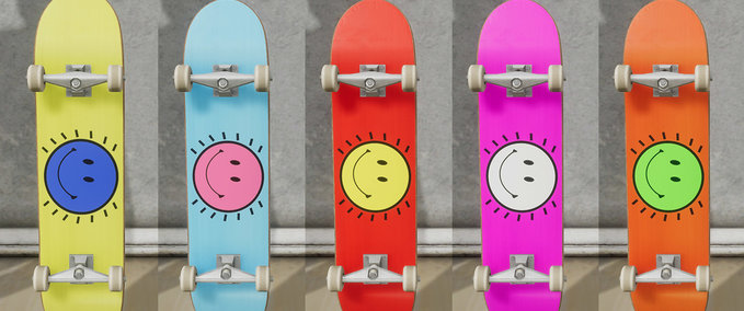 Fakeskate Brand Happy Co. Smile Decks Skater XL mod