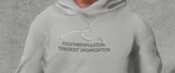 Other FTP Terrorist Organization Hoodie Grey Skater XL mod