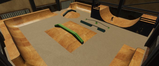Skatepark GuineaTiggs Mini Warehouse Skater XL mod