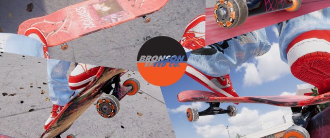 Gear Bronson Bearings as wheels Skater XL mod