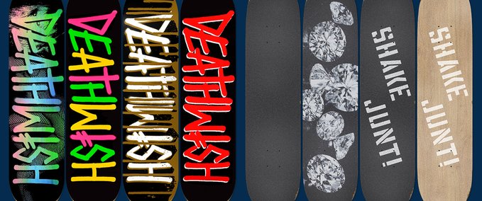 Gear Deathwish - Decks & Grip Skater XL mod