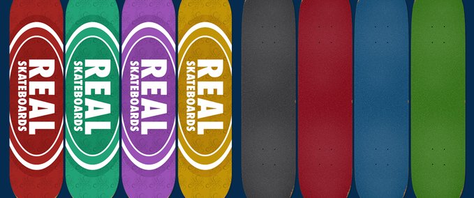 Other REAL Skateboards - Decks & Grip Skater XL mod