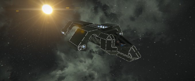 Blueprint Stealth dropship Space Engineers mod