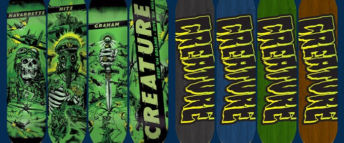 Gear Creature - Decks Skater XL mod