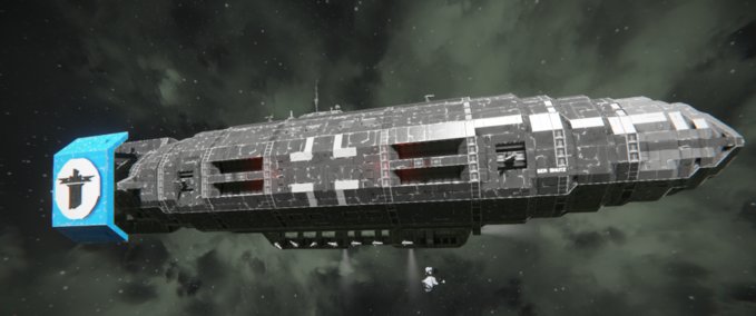 Blueprint [Waffen] Zeppelin Class Destroyer [VFUR] Space Engineers mod