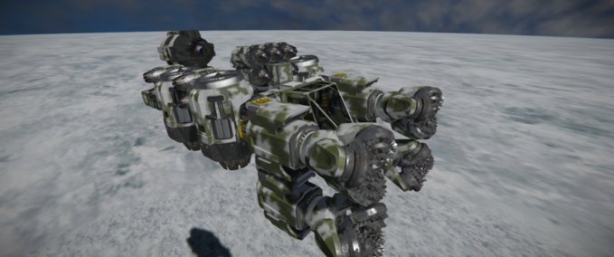 Blueprint Small Bohrer_1 Atmos Space Engineers mod
