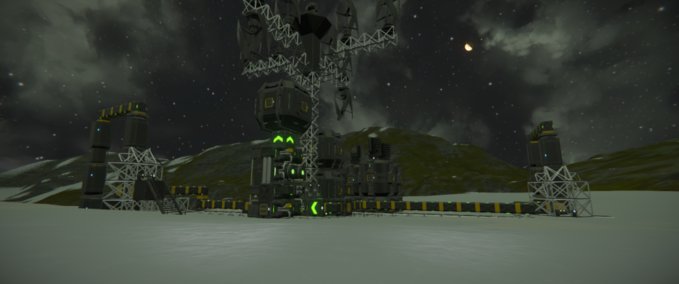 Blueprint Drill rig Space Engineers mod
