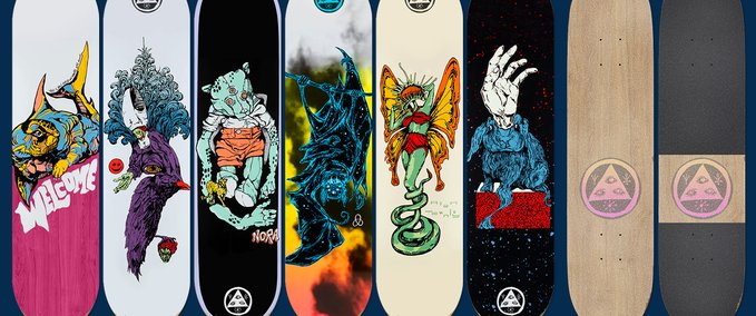 Gear Welcome Skateboards - Decks & Grip Skater XL mod