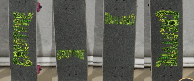 Gear 4 Green Creature Grip Tapes Skater XL mod