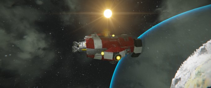 Blueprint S.A.W H-01 Prospector Space Engineers mod
