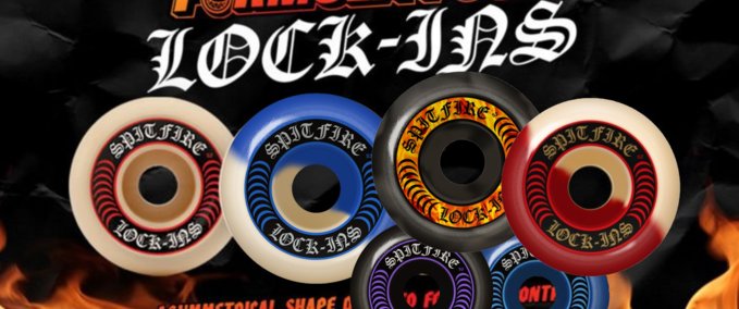 Gear 15 Spitfire LOCK-INS wheels pack Skater XL mod