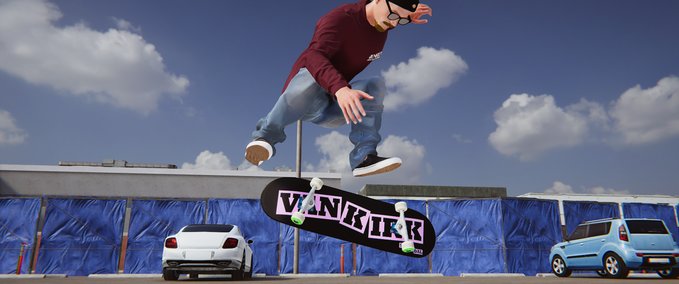 Fakeskate Brand Scandal VanKirk Logo Decks Skater XL mod