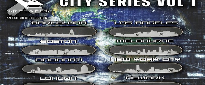 Gear Holy Bail Griptapes: City Series Vol 1 Skater XL mod