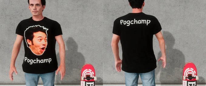 Gear Pogchamp T-Shirt Skater XL mod