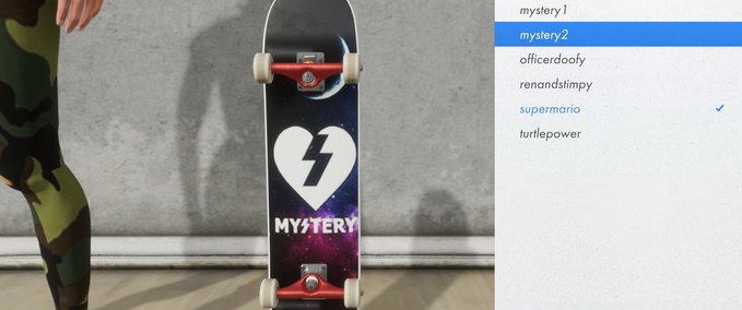 Deck mystery moon deck Skater XL mod