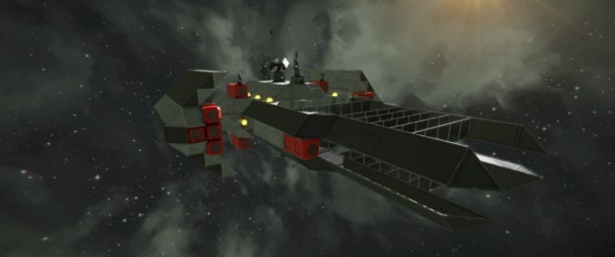 Blueprint Tie Fighter Inspired Fighter Ship Space Engineers mod