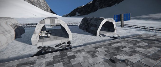 World Abandon Outpost PVP Multiplayer Map Space Engineers mod