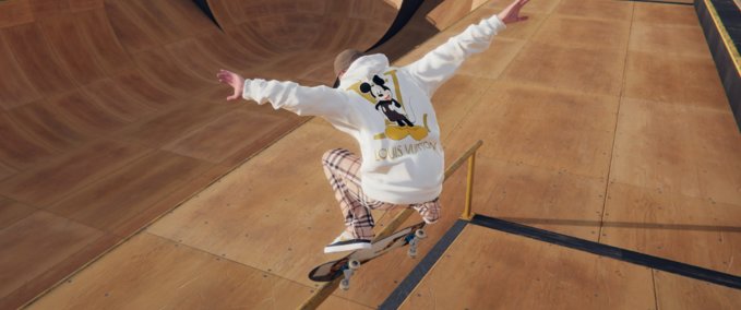 Other Mickey Vuitton Hoodie Skater XL mod
