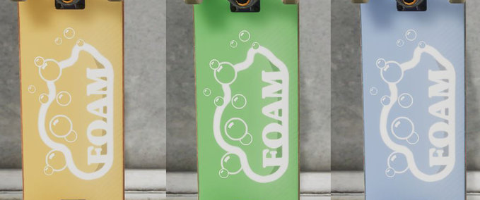 Gear Foam Skateboards "Series 1" decks Skater XL mod