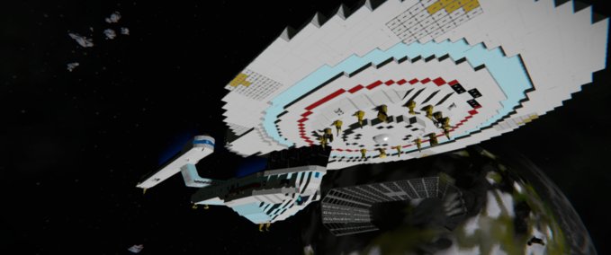 Blueprint Star Trek - U.S.S. Enterprise NCC-1701-B Space Engineers mod