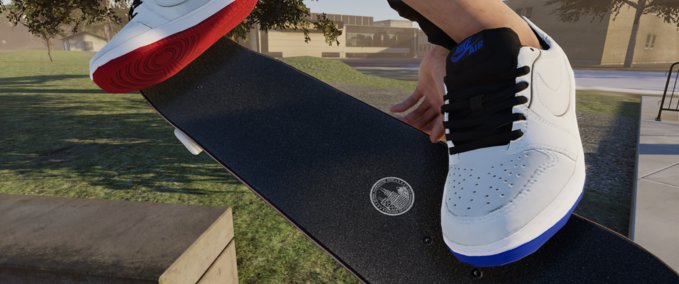 Other Jordan 1 SB Lance Mountain White Skater XL mod