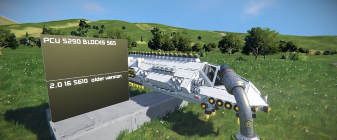Blueprint 5610_16 by ViperineCloth76 Emergency survival pod Space Engineers mod