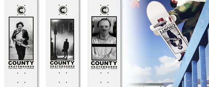 Gear County_Skateboards heroes Deck Series for Skater Skater XL mod