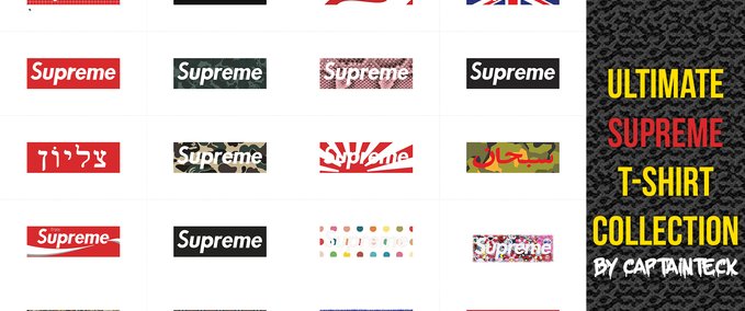 Real Brand SUPREME BOX LOGO SHIRT ULTIMATE COLLECTION Skater XL mod