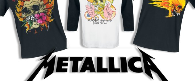 Short Sleeve T-Shirt Metallica Shirts - Full Bundle Skater XL mod