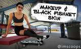 Makeup & Black Fishnet Female Skin Mod Thumbnail