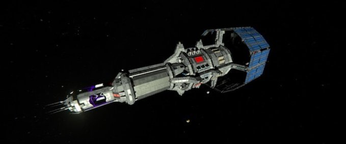Blueprint LEC Interstellar Research Cruiser 'Nuhra' Space Engineers mod