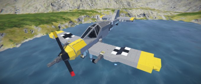 Blueprint Messerschmitt Bf-109 Space Engineers mod