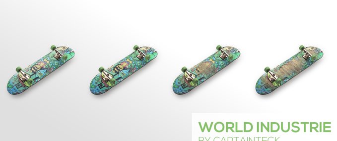 Gear WORLD INDUSTRIE 4 CONDITIONS DECKS Skater XL mod