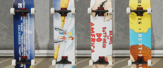 Gear NMNR Beavis and Butthead Pack Skater XL mod