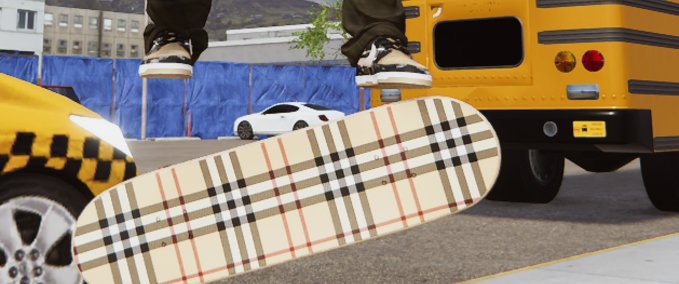 Gear Burberry Grip Tape Skater XL mod