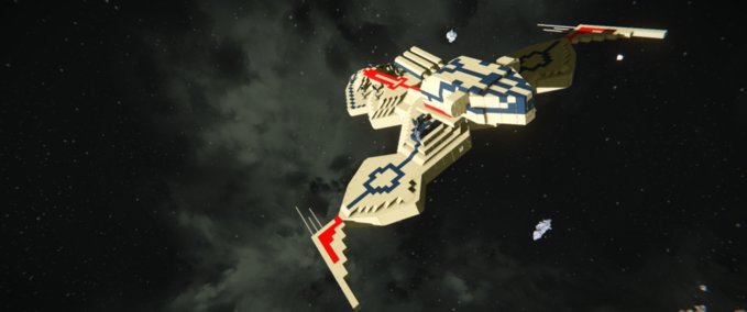 Blueprint ROMAN EMPIRE HEAVY CRUISER Space Engineers mod