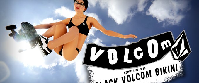 Real Brand Volcom Bikini S/S 2020 - Female Skin Skater XL mod