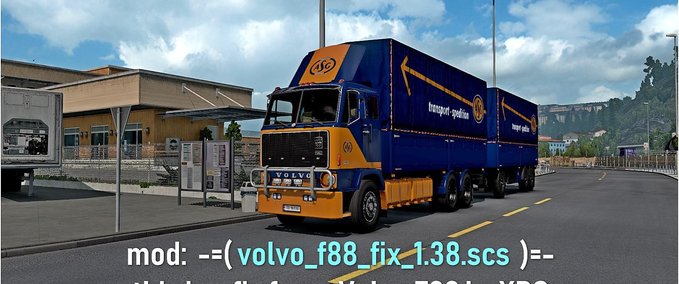 Volvo Fix für Volvo F88 [1.38.x] Eurotruck Simulator mod