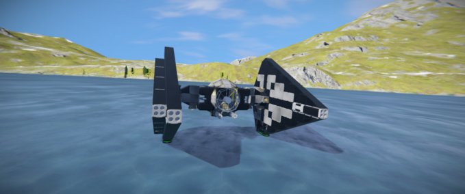 Blueprint Imperial Tie Dagger Space Engineers mod