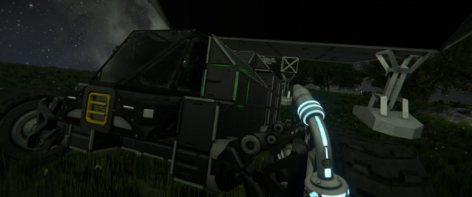 Blueprint Dark rover Space Engineers mod