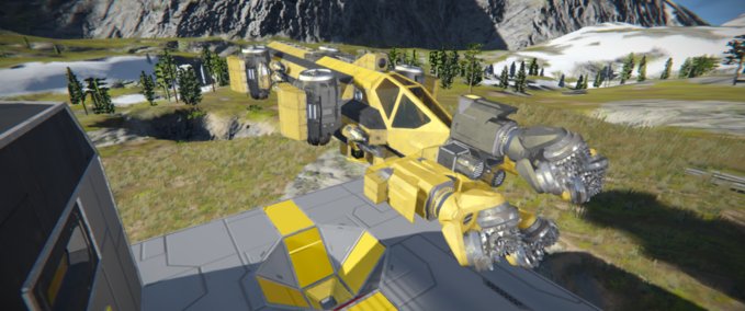Blueprint 27-Grinder Jetstream Space Engineers mod