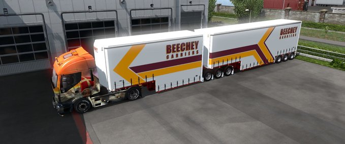 Trailer TSA BELLY DECK [1.38.X] American Truck Simulator mod