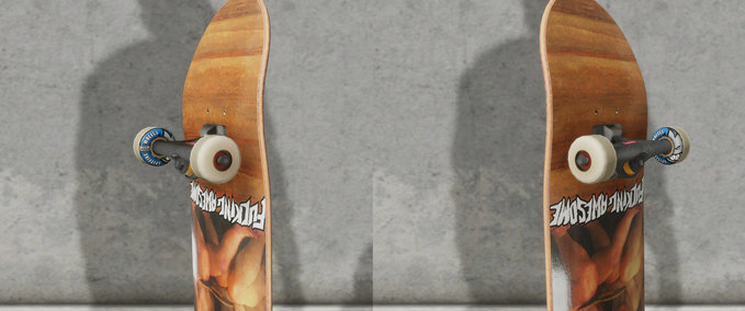 Other White Insideout Spitfire Formula Four Blue Wheels Skater XL mod