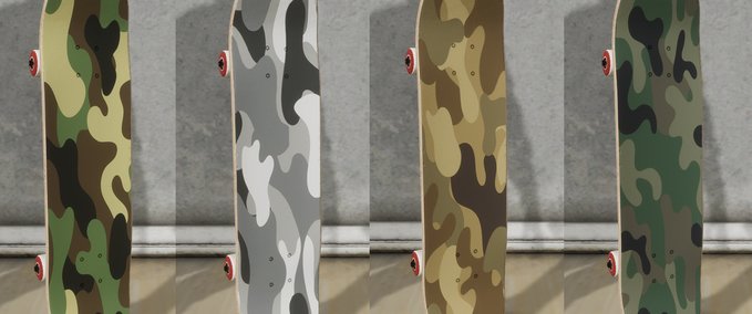 Gear County_Skateboards Camo Grip Set Skater XL mod