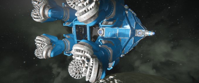 Blueprint Lamprey Space Miner Space Engineers mod