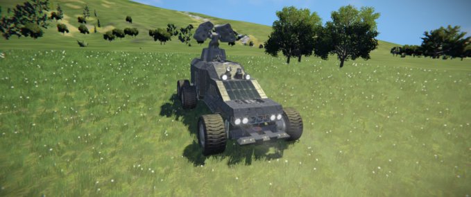 Blueprint NLN Grizzly heavy attack rover Space Engineers mod