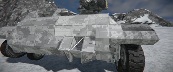 Blueprint Churchill Light Tank V2 Space Engineers mod