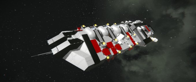 Blueprint UNR - Military Light Freighter Space Engineers mod